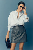 Load image into Gallery viewer, The Colette Faux Leather Mini Skirt by Maeve