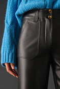 Load image into Gallery viewer, The Naomi Wide-Leg Flare Pants by Maeve: Faux Leather Edition