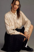 Load image into Gallery viewer, Pilcro Sheer Long-Sleeve Sequin Shirt