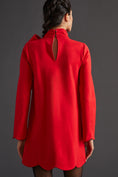 Load image into Gallery viewer, Maeve Neck Tie Shift Mini Dress
