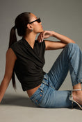Load image into Gallery viewer, By Anthropologie Ruched V-Neck Drape Tank