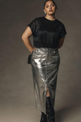 Load image into Gallery viewer, The Colette Metallic Maxi Skirt by Maeve