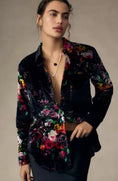 Load image into Gallery viewer, Pilcro Relaxed Velvet Buttondown