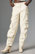 Load image into Gallery viewer, Avec Les Filles Faux Leather Cargo Pants