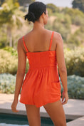 Load image into Gallery viewer, By Anthropologie Strapless Linen Romper