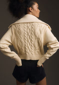 Load image into Gallery viewer, Pilcro Cable Laced Twofer Sweater