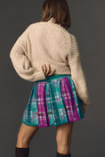 Load image into Gallery viewer, Maeve Pleated Knit Mini Skirt