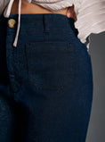 Load image into Gallery viewer, The Colette Sparkle Denim Cropped Wide-Leg Jeans by Maeve
