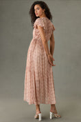 Load image into Gallery viewer, By Anthropologie V-Neck Flutter-Sleeve Dress