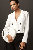 Load image into Gallery viewer, Maeve Linen Cropped Blazer