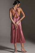 Load image into Gallery viewer, By Anthropologie Cross-Back Midi Dress
