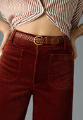 Load image into Gallery viewer, The Colette Cropped Wide-Leg Corduroy Pants by Maeve