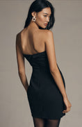 Load image into Gallery viewer, By Anthropologie Strapless Structured Mini Dress
