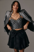 Load image into Gallery viewer, Maeve Bubble-Bow Mini Skirt