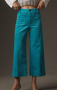 Load image into Gallery viewer, The Colette Cropped Wide-Leg Corduroy Pants by Maeve
