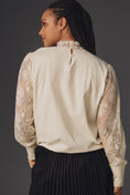 Load image into Gallery viewer, Tiny Oriana Long-Sleeve Lace Top