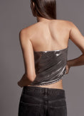 Load image into Gallery viewer, By Anthropologie Strapless Shine Tube Top