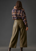 Load image into Gallery viewer, Maeve The Colette Cropped Vegan Leather Trousers