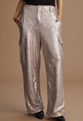 Load image into Gallery viewer, By Anthropologie Sequin Cargo Pants