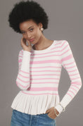 Load image into Gallery viewer, By Anthropologie Slim Peplum Sweater