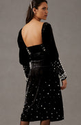 Load image into Gallery viewer, Maeve Embellished Velvet Dress