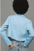 Load image into Gallery viewer, Maeve Tweed Cropped Blazer