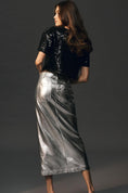 Load image into Gallery viewer, The Colette Metallic Maxi Skirt by Maeve