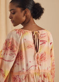 Load image into Gallery viewer, By Anthropologie Tiered Puff-Sleeve Dress