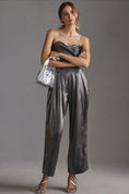 Load image into Gallery viewer, By Anthropologie Strapless Shine Jumpsuit