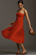 Load image into Gallery viewer, By Anthropologie Strapless Knitted Midi Dress