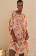 Load image into Gallery viewer, By Anthropologie Tiered Puff-Sleeve Dress
