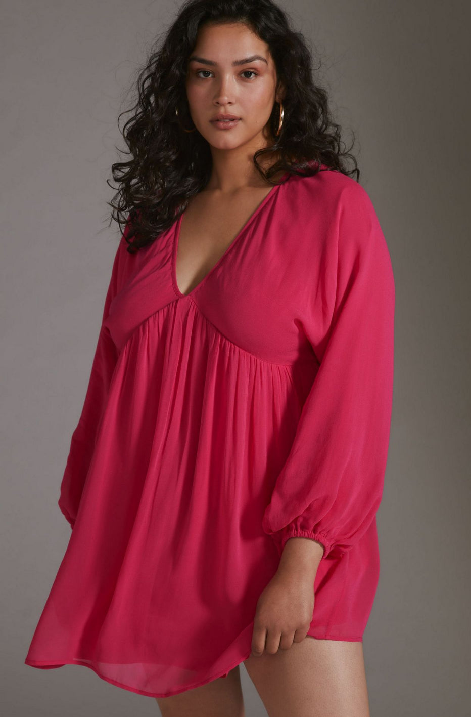 Forever That Girl Sheer Flowy Mini Dress – katie + hubbell