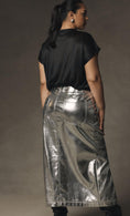 Load image into Gallery viewer, The Colette Metallic Maxi Skirt by Maeve