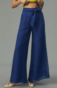 Load image into Gallery viewer, By Anthropologie Silk Organza Wide-Leg Pants