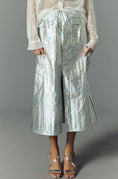 Load image into Gallery viewer, By Anthropologie Metallic Shine Cargo Midi Skirt
