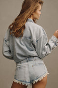 Load image into Gallery viewer, Pilcro Pitched Micro Denim Shorts