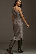 Load image into Gallery viewer, Maeve One-Shoulder Asymmetrical Slim Midi Dress