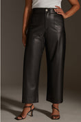 Load image into Gallery viewer, Maeve The Colette Cropped Vegan Leather Trousers