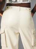 Load image into Gallery viewer, Avec Les Filles Faux Leather Cargo Pants