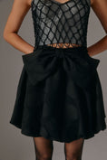 Load image into Gallery viewer, Maeve Bubble-Bow Mini Skirt