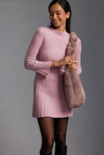 Load image into Gallery viewer, By Anthropologie Long-Sleeve A-Line Sweater Mini Dress