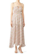 Load image into Gallery viewer, Slate & Willow Rose Floral Maxi Dress - EUC