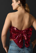 Load image into Gallery viewer, Hutch Bare Sequin Bow Top