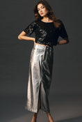 Load image into Gallery viewer, The Colette Metallic Maxi Skirt by Maeve