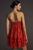 Load image into Gallery viewer, Maeve Strapless Lace Mini Dress