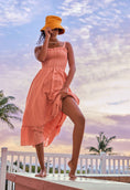 Load image into Gallery viewer, Peixoto Eddie Smocked Dress