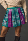 Load image into Gallery viewer, Maeve Pleated Knit Mini Skirt