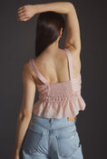 Load image into Gallery viewer, Maeve Shirred Peplum Top