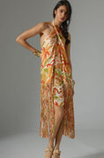 Load image into Gallery viewer, Farm Rio Fringed Halter Dress