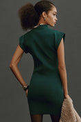 Load image into Gallery viewer, By Anthropologie Mock-Neck Cap-Sleeve Mini Dress